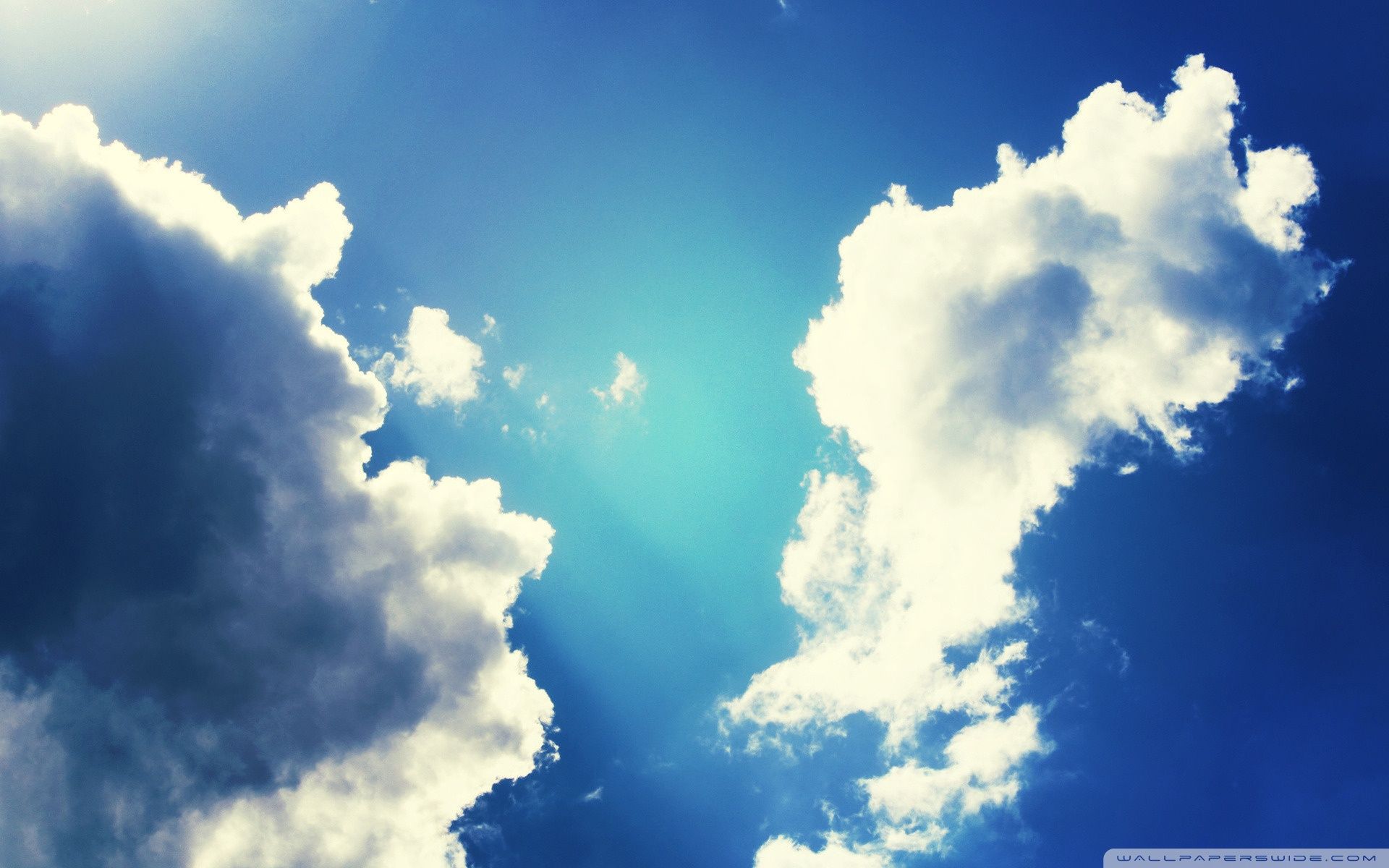 Nuvole bianche cielo blu, 1920x1200 WUXGA, iMac