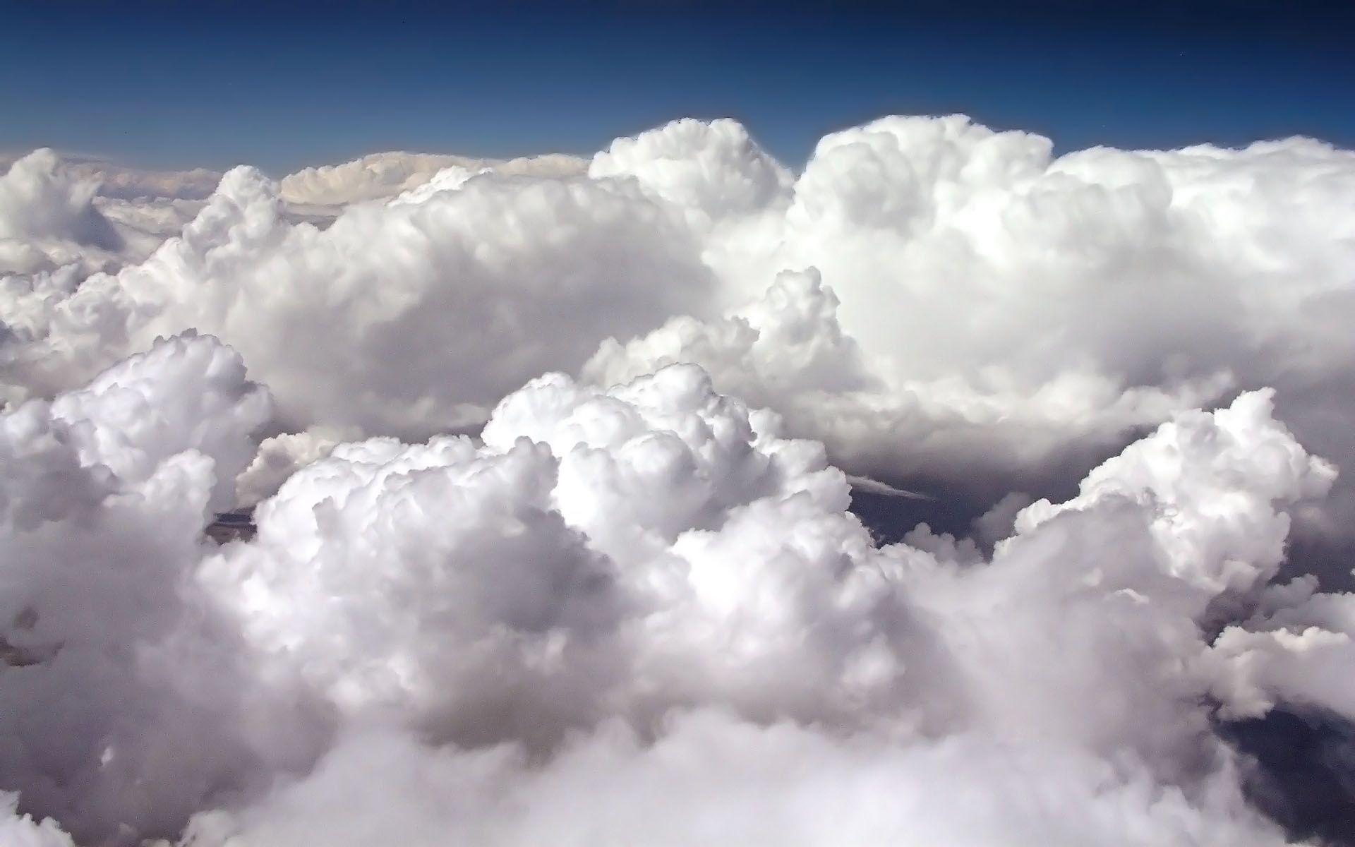 Nuvole bianche cumuli cielo, 1920x1200 Full HD+ WUXGA, PC