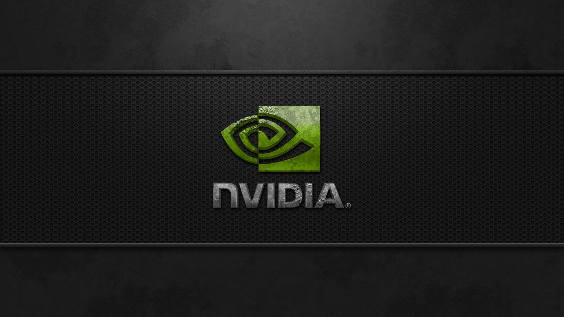 Logo Nvidia verde sfondo nero, 1920x1080 1080p, Laptop