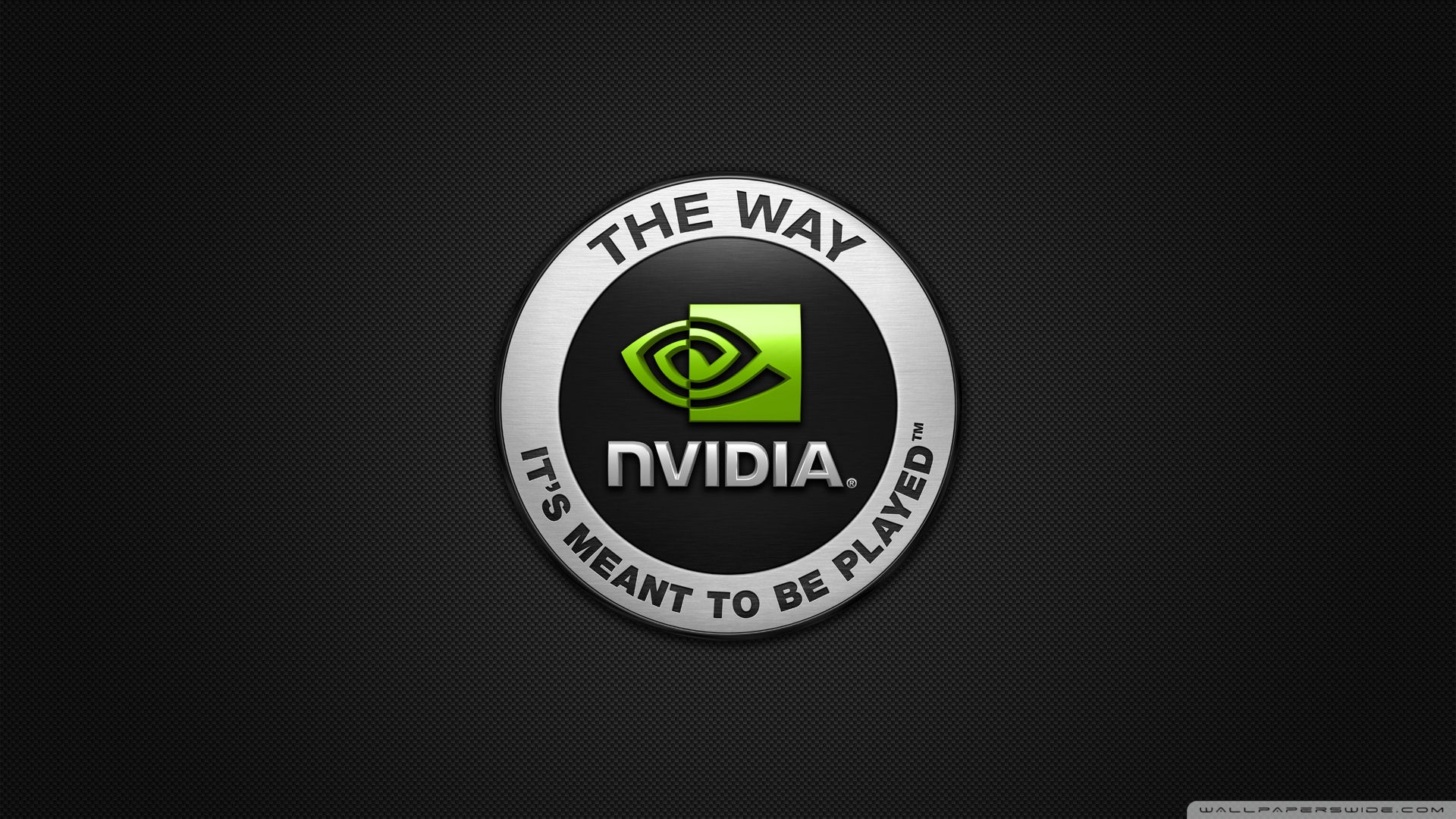 Logo Nvidia sfondo nero, 1920x1080 1080p, PC Desktop