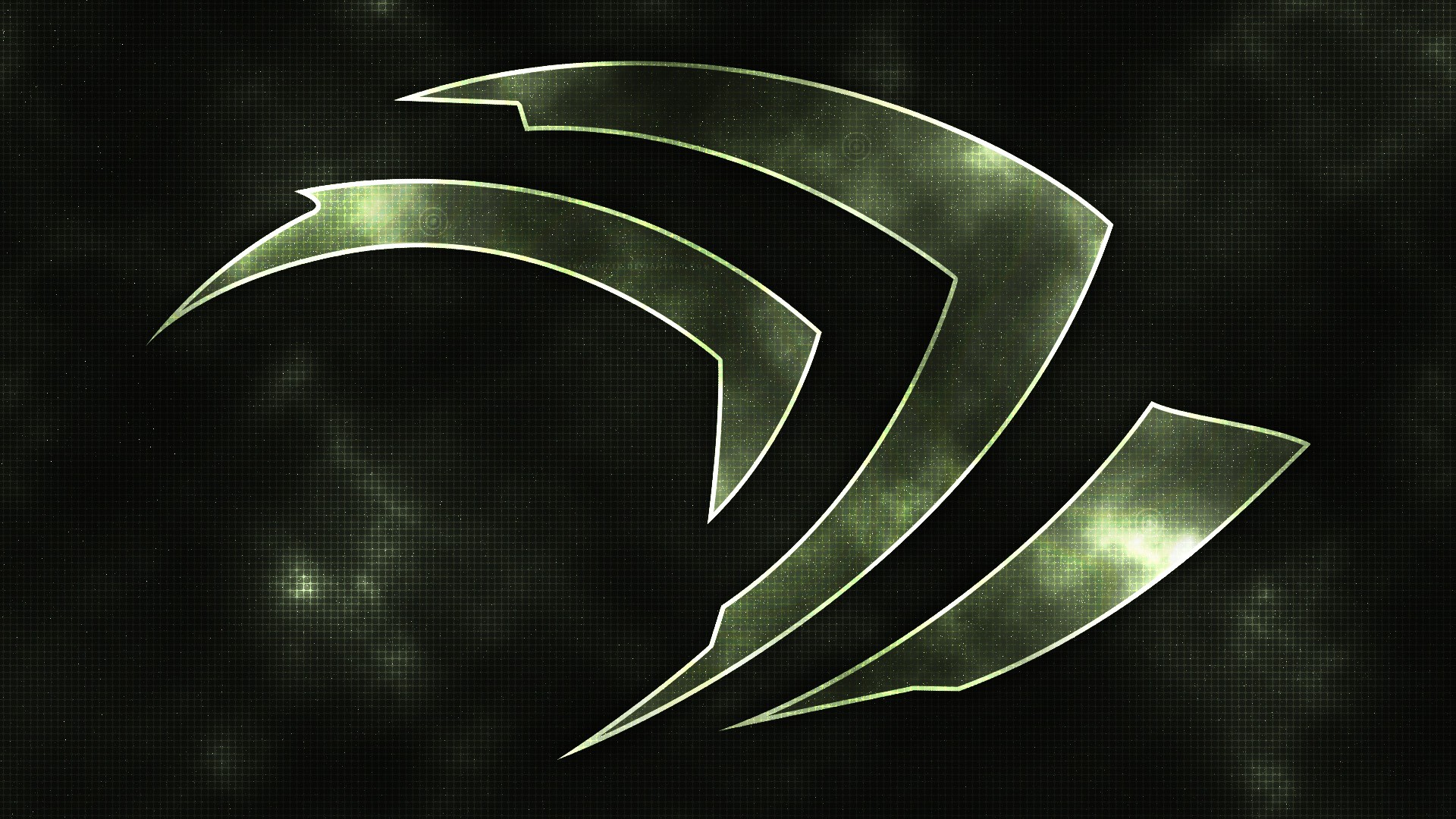 Logo Nvidia verde scuro, 1920x1080 1080p, Desktop