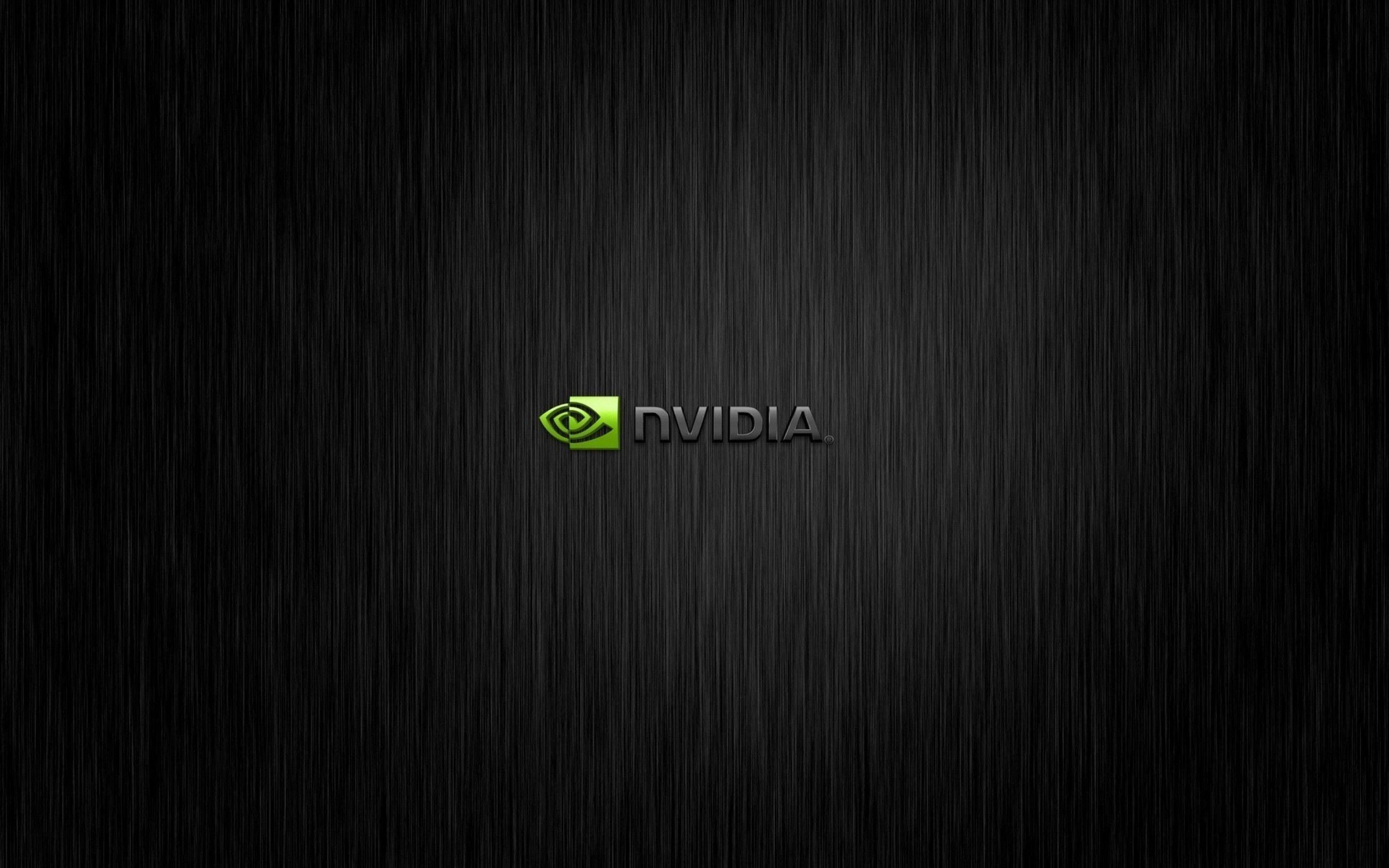 Logo Nvidia sfondo nero, 2880x1800 2K+, Laptop