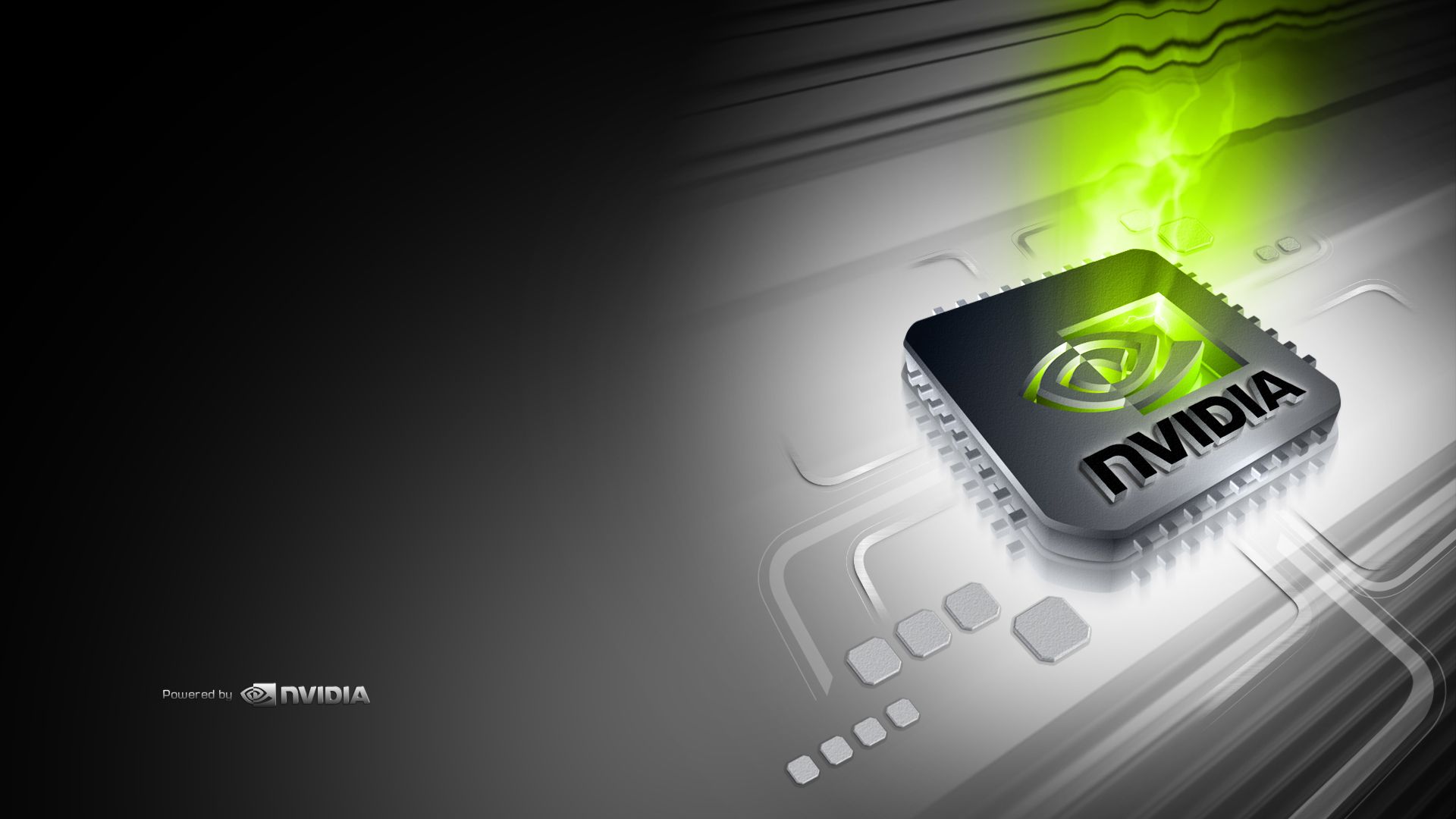 Chip Nvidia verde e nero, 1920x1080 Full HD 1080p, PC Desktop