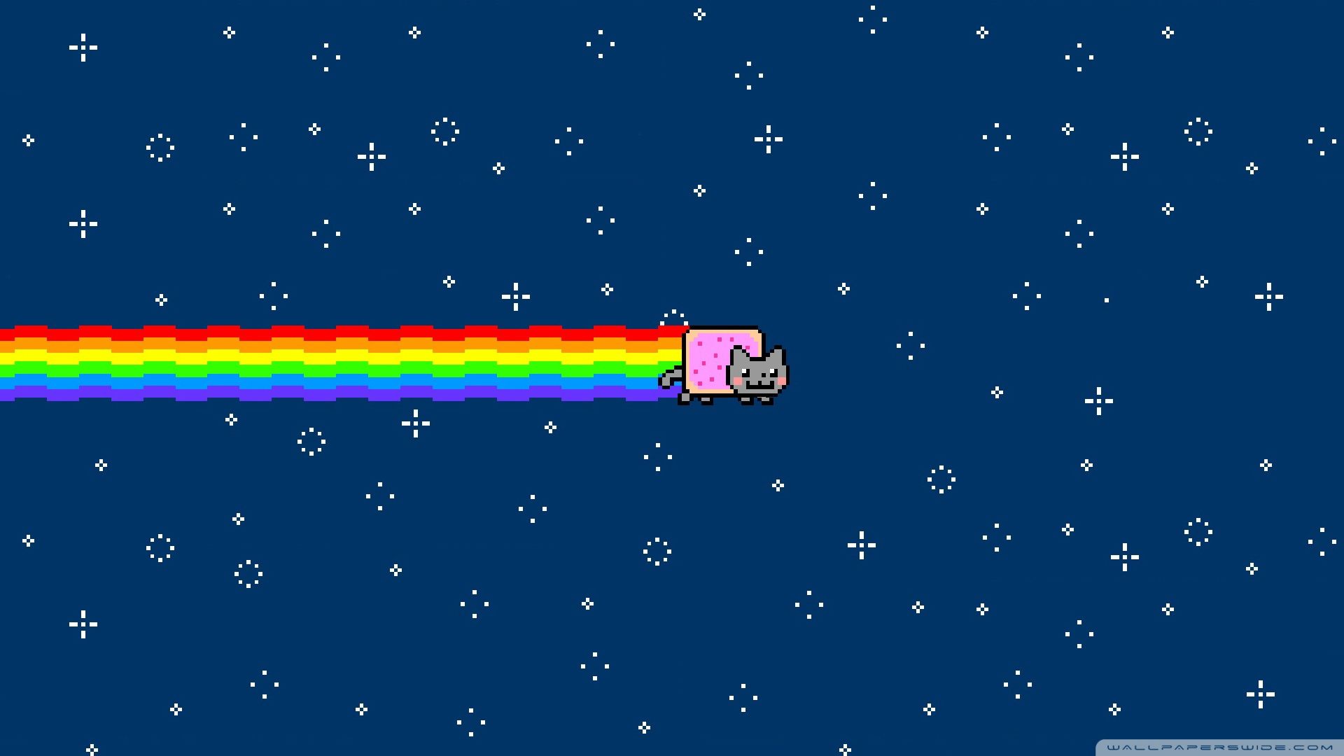Nyan Cat pixel arcobaleno, 1920x1080 1080p, Desktop