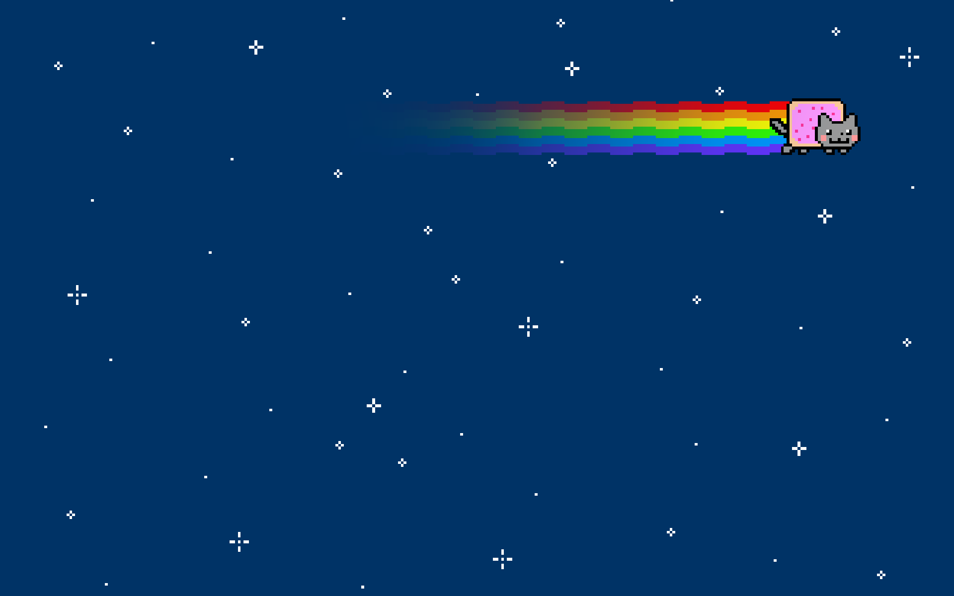 Nyan Cat arcobaleno spazio, 1920x1200 Full HD+ WUXGA, Desktop