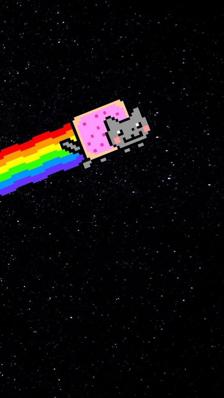 Nyan Cat nello spazio, 750x1334 Full HD Verticale, Smartphone
