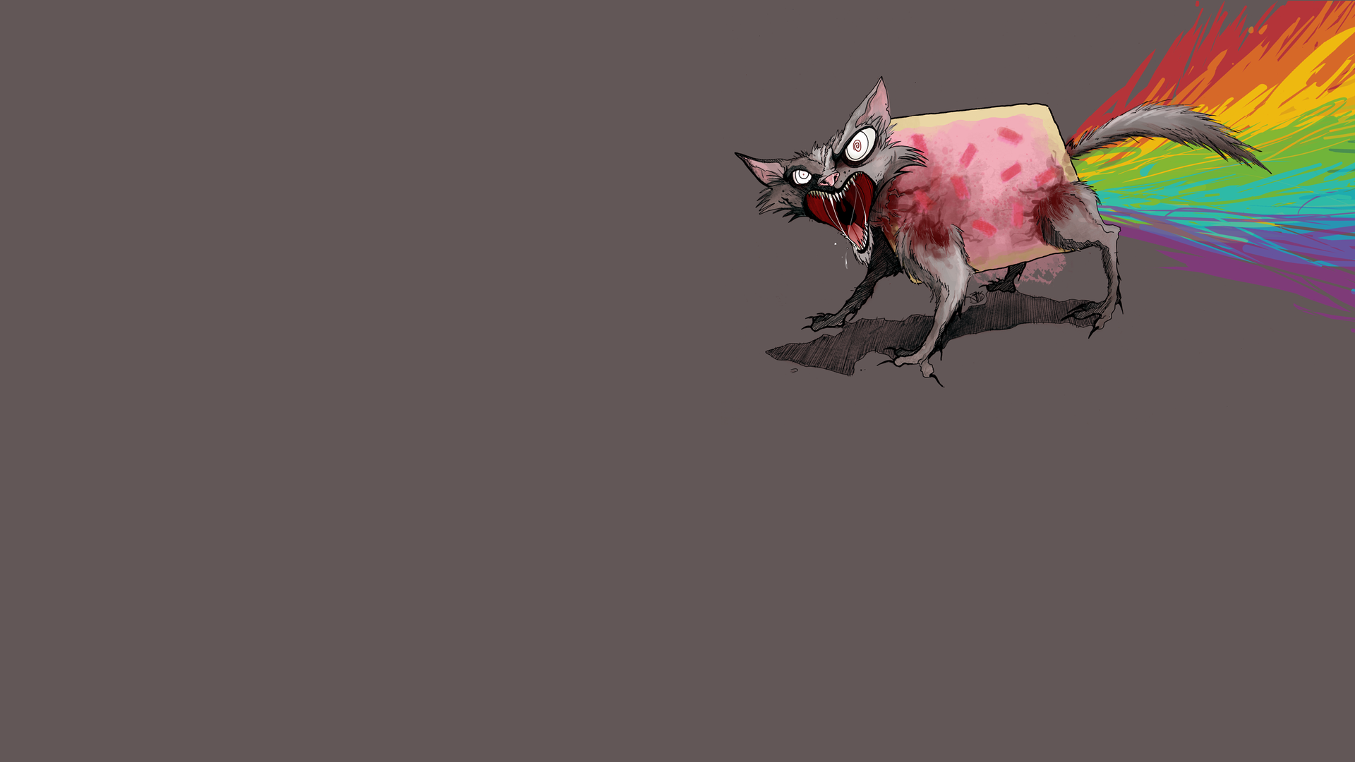 Nyan Cat zombie arcobaleno, 1920x1080 1080p, Desktop