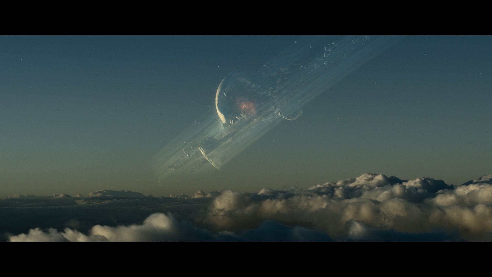 Luna frantumata cielo Oblivion, 1920x1080 Full HD 1080p, PC Desktop