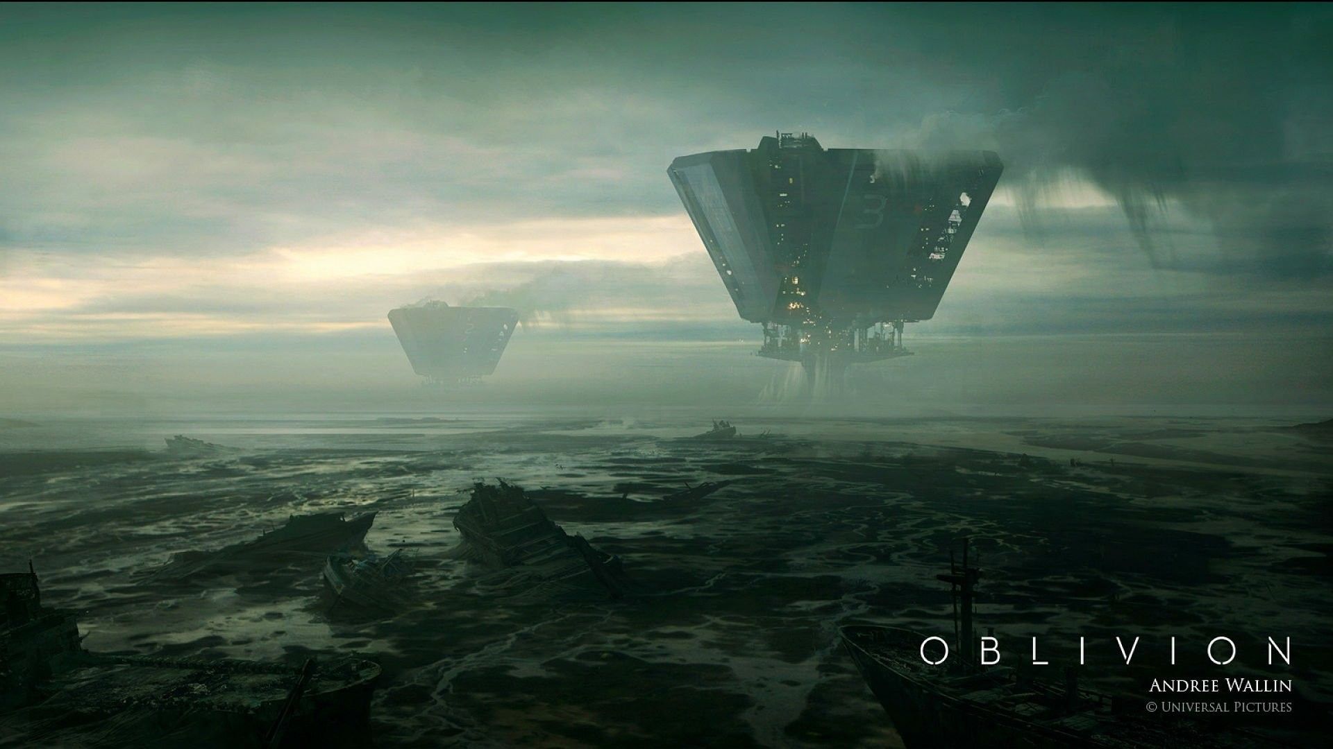 Oblivion poster astronave aliena, 1920x1080 Full HD, Laptop