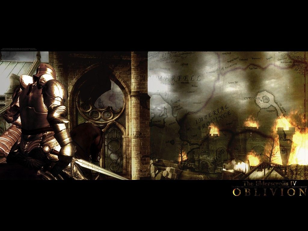 Elder Scrolls Oblivion cavaliere armatura, 1024x768 HD, Desktop