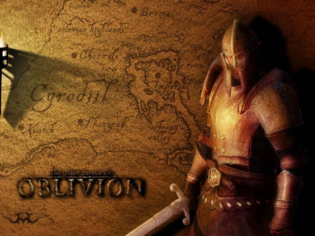 Oblivion cavaliere armatura mappa Cyrodiil, 1080x810 HD, PC