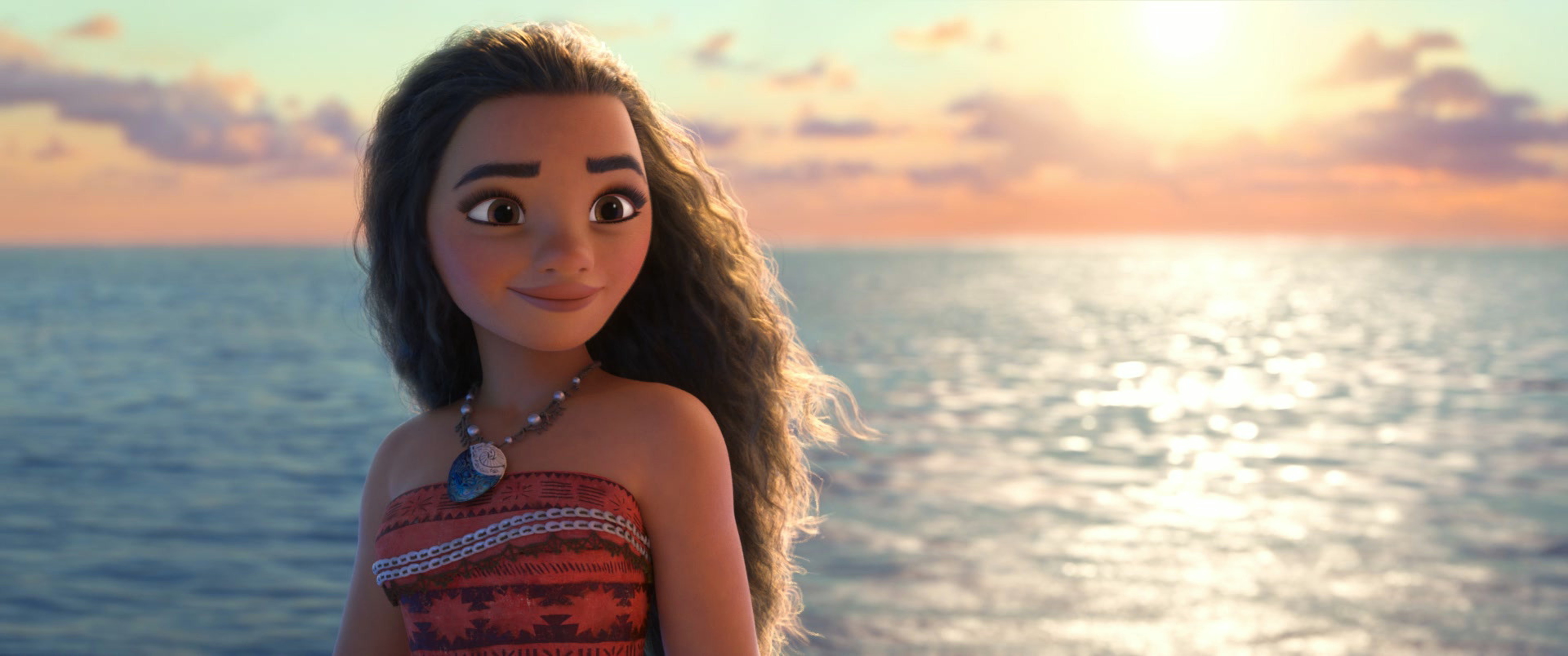 Moana oceano tramonto, 4585x1920 21:9, Monitor 4K
