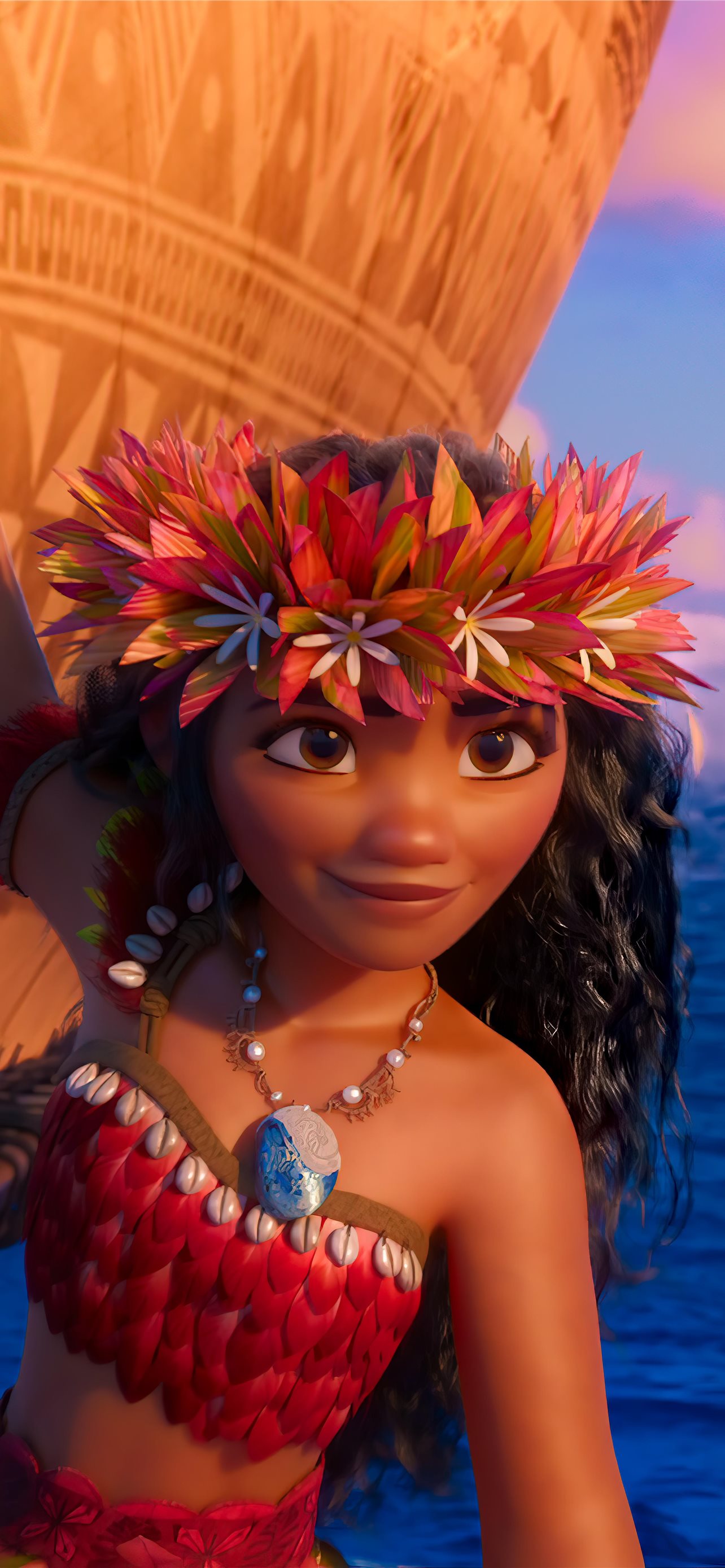Moana Disney oceano, 1284x2778 Verticale, iPhone Pro Max