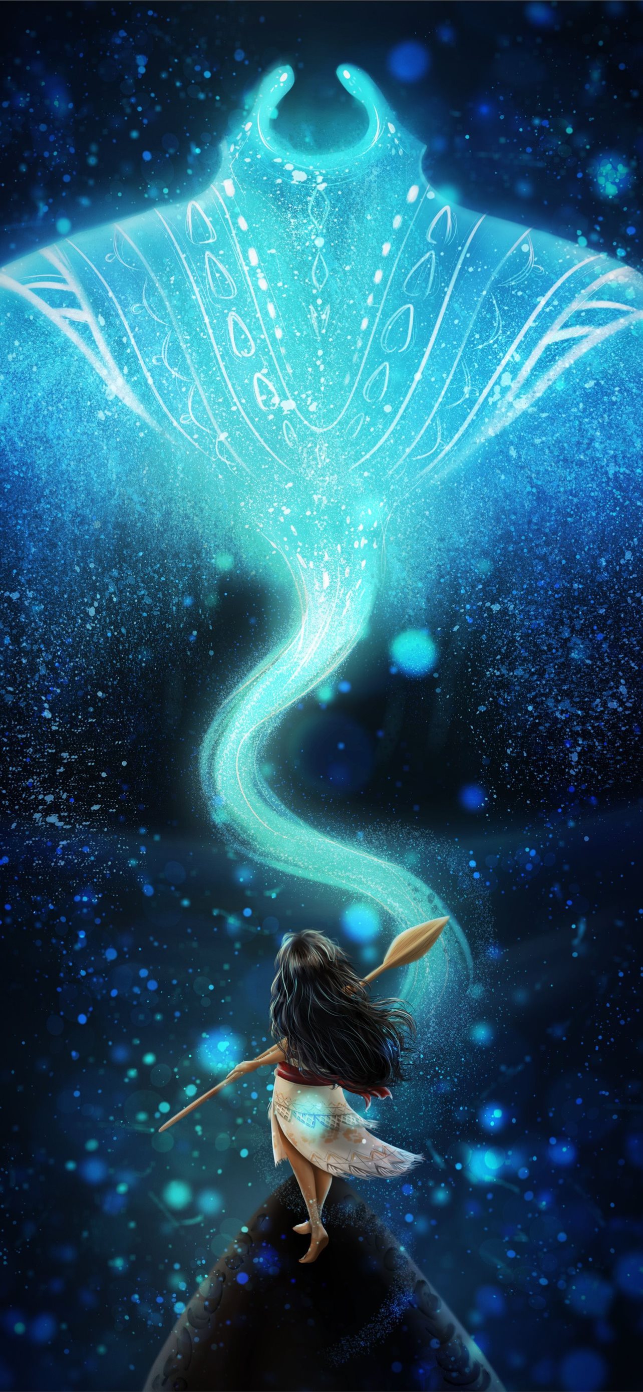 Moana e razza spirito blu, 1284x2778 Verticale, iPhone Pro Max