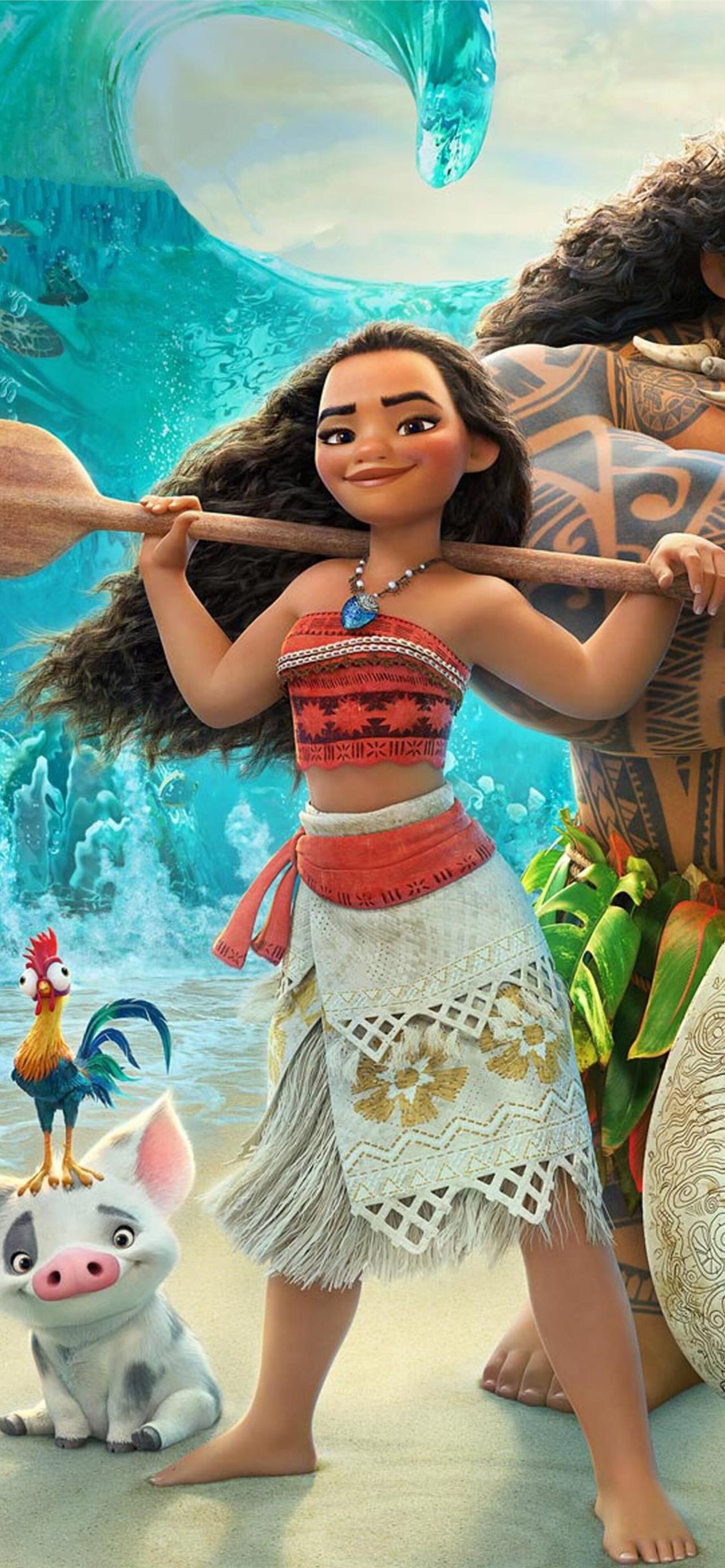 Moana personaggi Disney, 1284x2778 Verticale, iPhone Pro Max