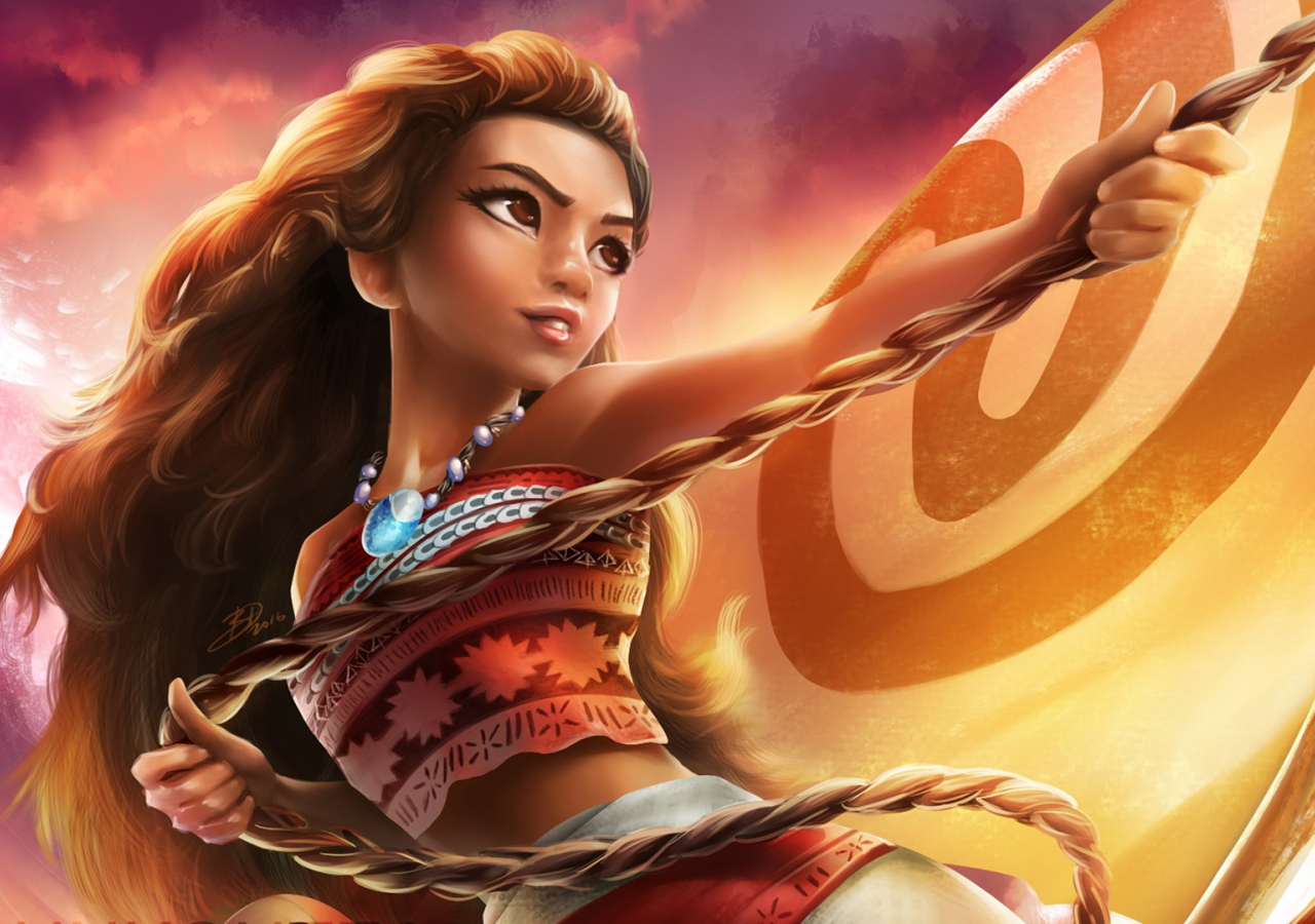 Moana con vela e corda, 1280x900 720p, Laptop