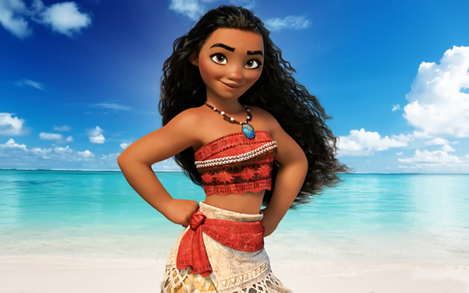 Moana Disney spiaggia, 1599x1000 720p, PC