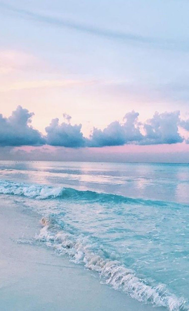 Spiaggia oceano al tramonto, 760x1252 Verticale, Telefono