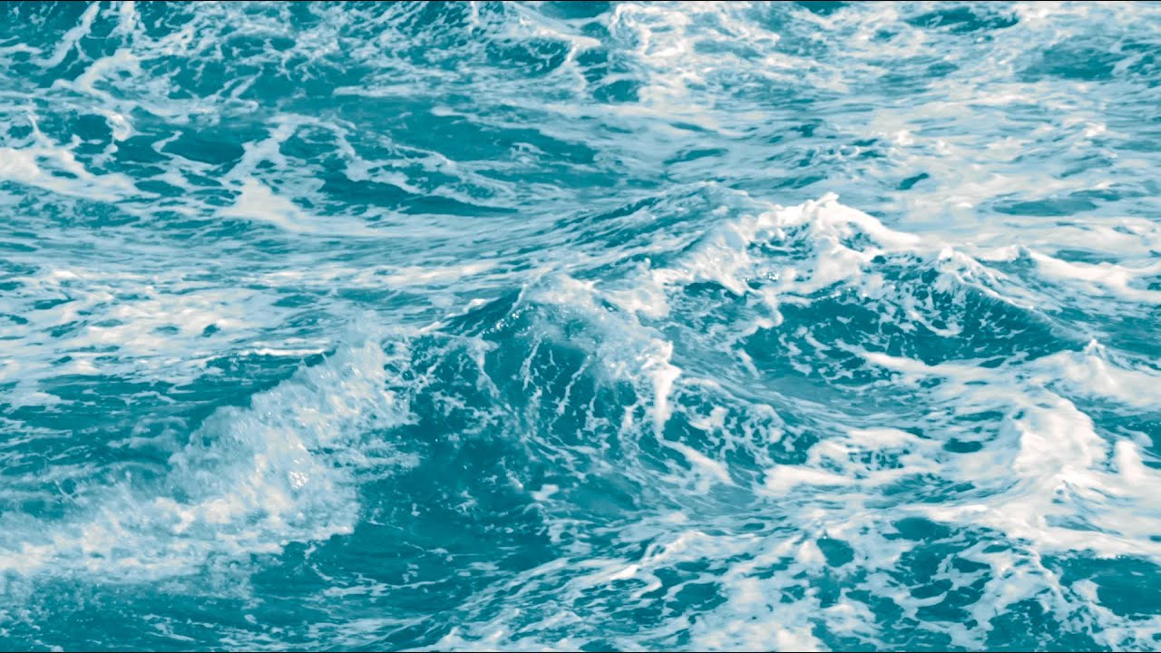 Onde oceano azzurro chiaro, 1280x720 720p, PC
