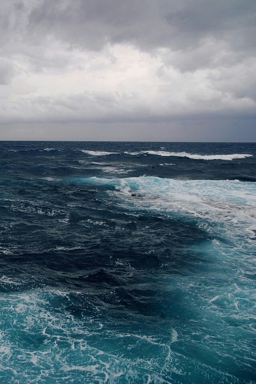 Onde oceano blu scuro, 894x1341 Full HD Verticale, Smartphone