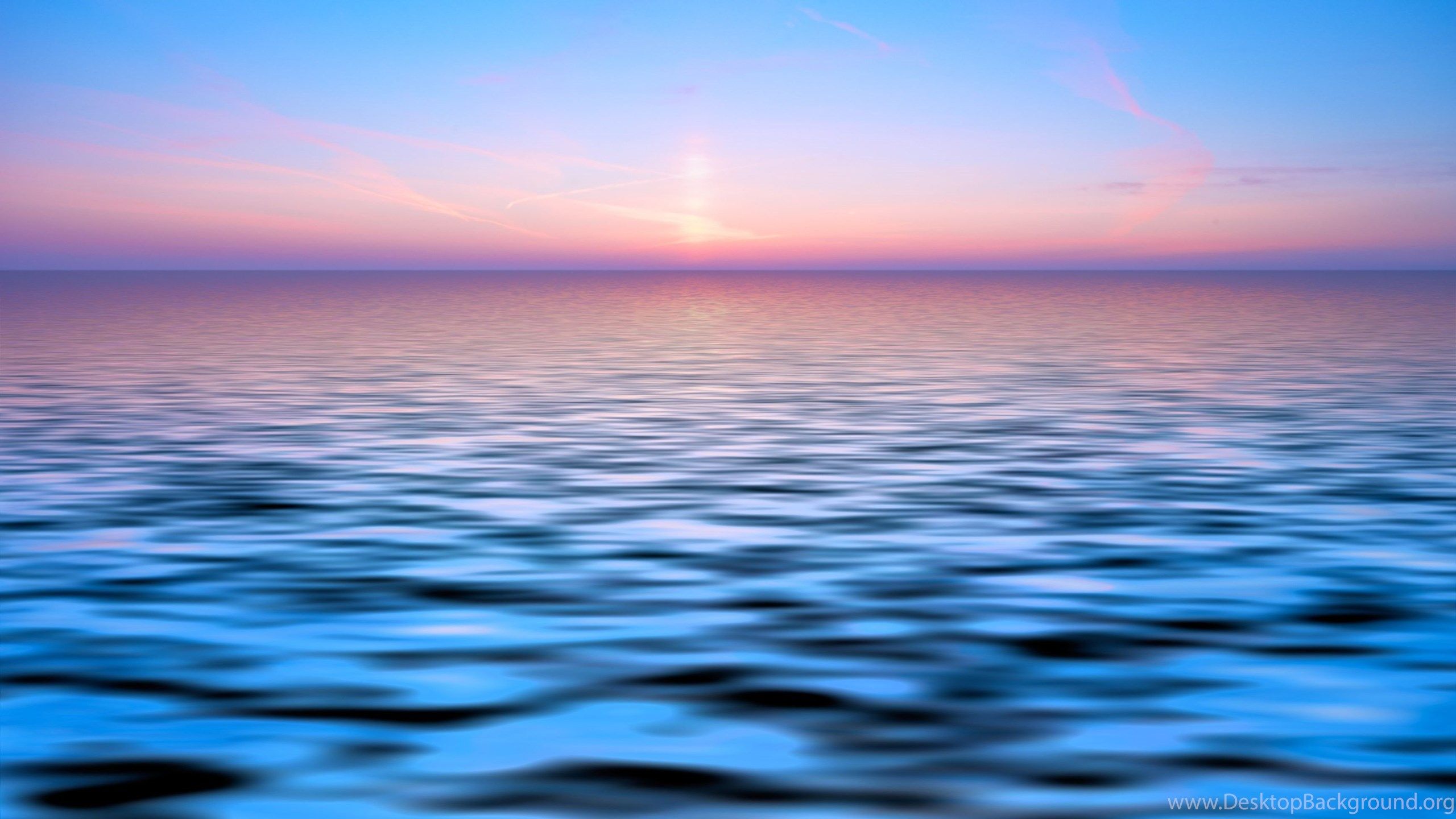 Tramonto sull'oceano sfocato, 2560x1440 2K QHD, Monitor Gaming