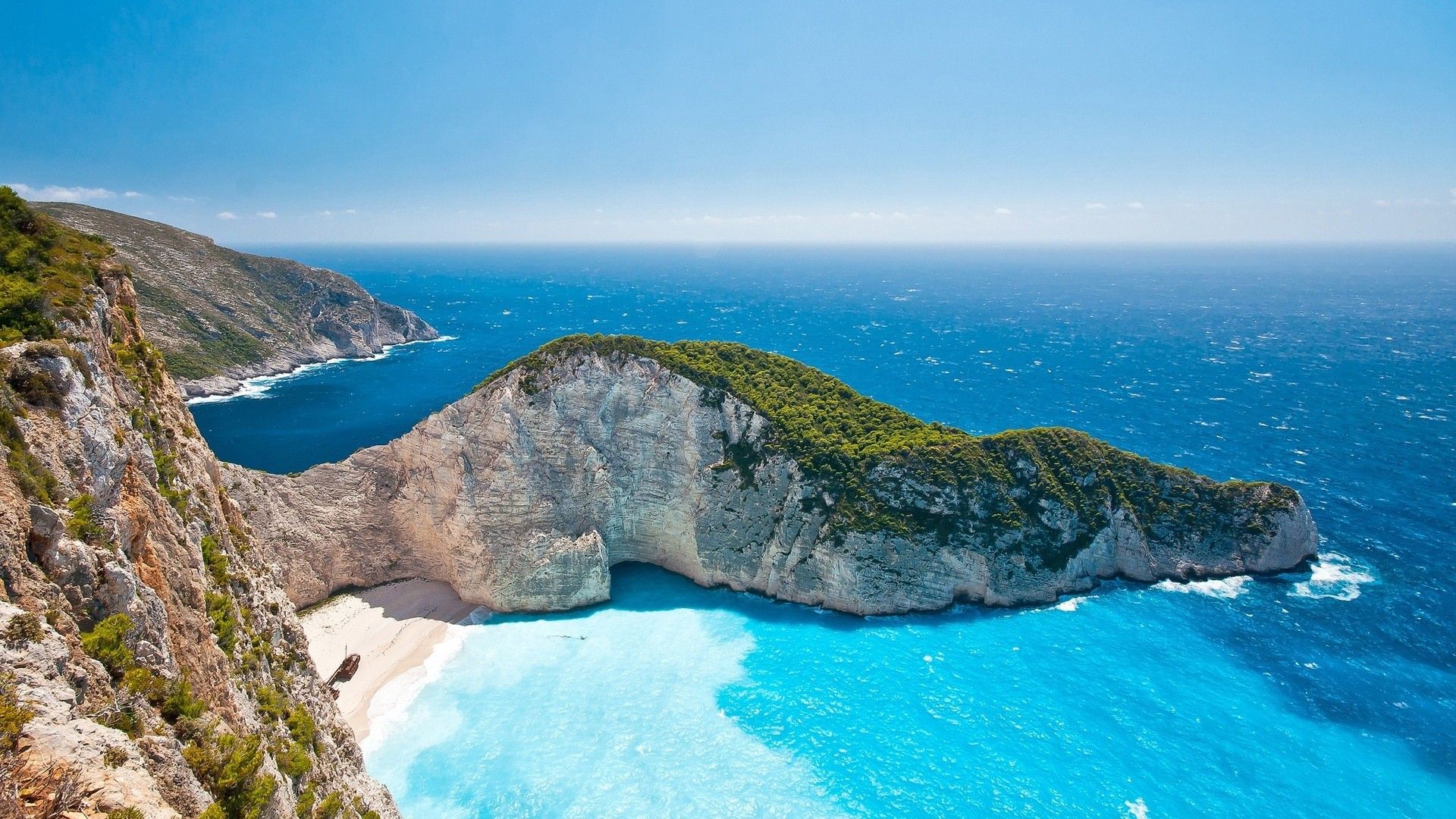 Baia di Navagio, Zante, 1920x1080 Full HD 1080p, Monitor Gaming