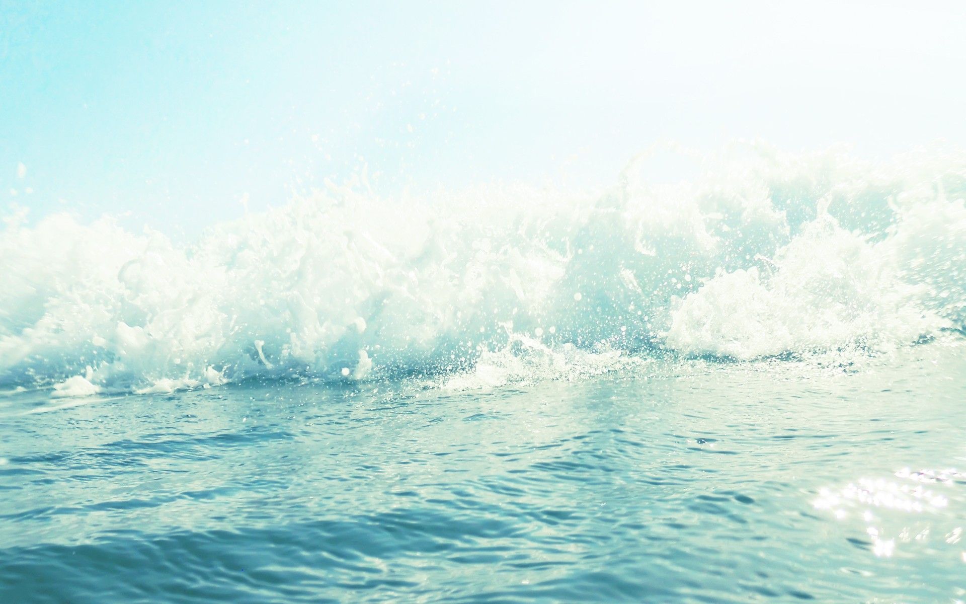 Onda oceano schiuma bianca, 1920x1200 WUXGA, PC