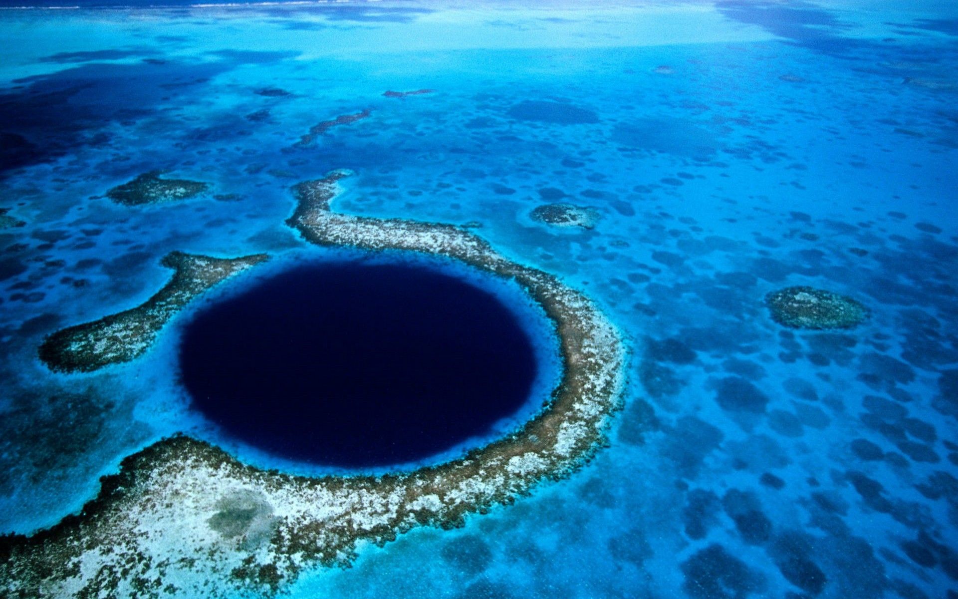 Grande buco blu Belize, 1920x1200 WUXGA, iMac