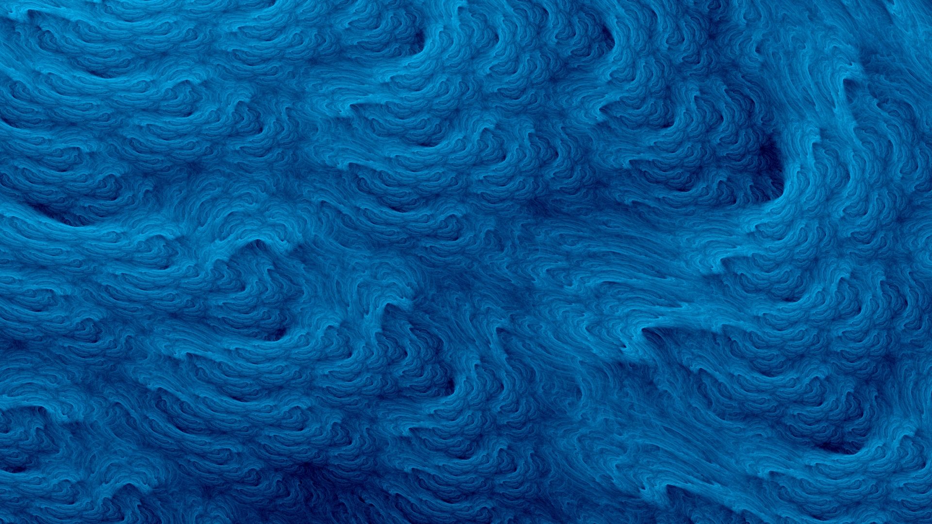 Frattale astratto blu oceano, 1920x1080 Full HD, Desktop