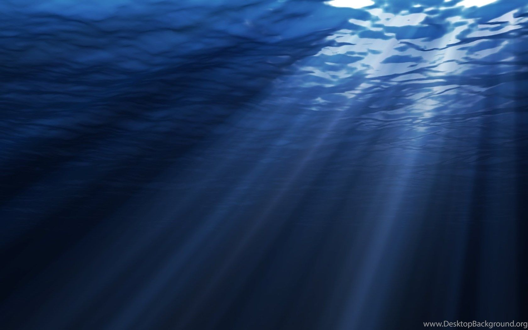 Raggi di luce subacquei blu, 1680x1050 900p, Desktop