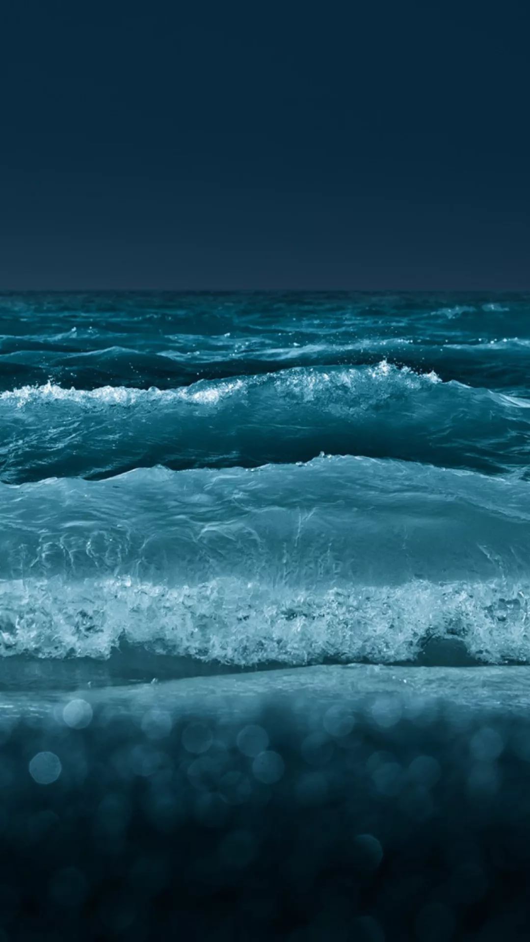 Onde oceano blu scuro, 1080x1920 Full HD Verticale, Samsung Galaxy