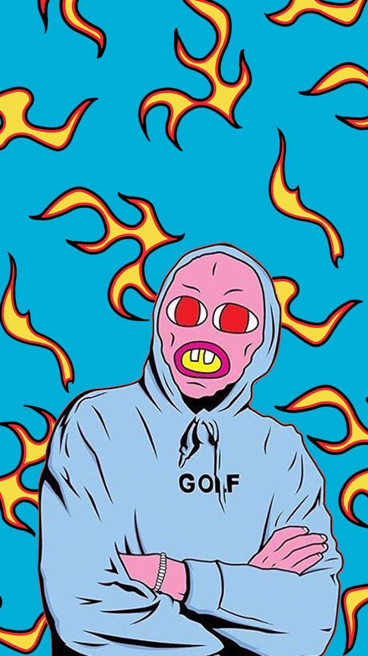 Cherry Bomb logo Tyler Creator, 719x1280 Full HD Verticale, iPhone Pro