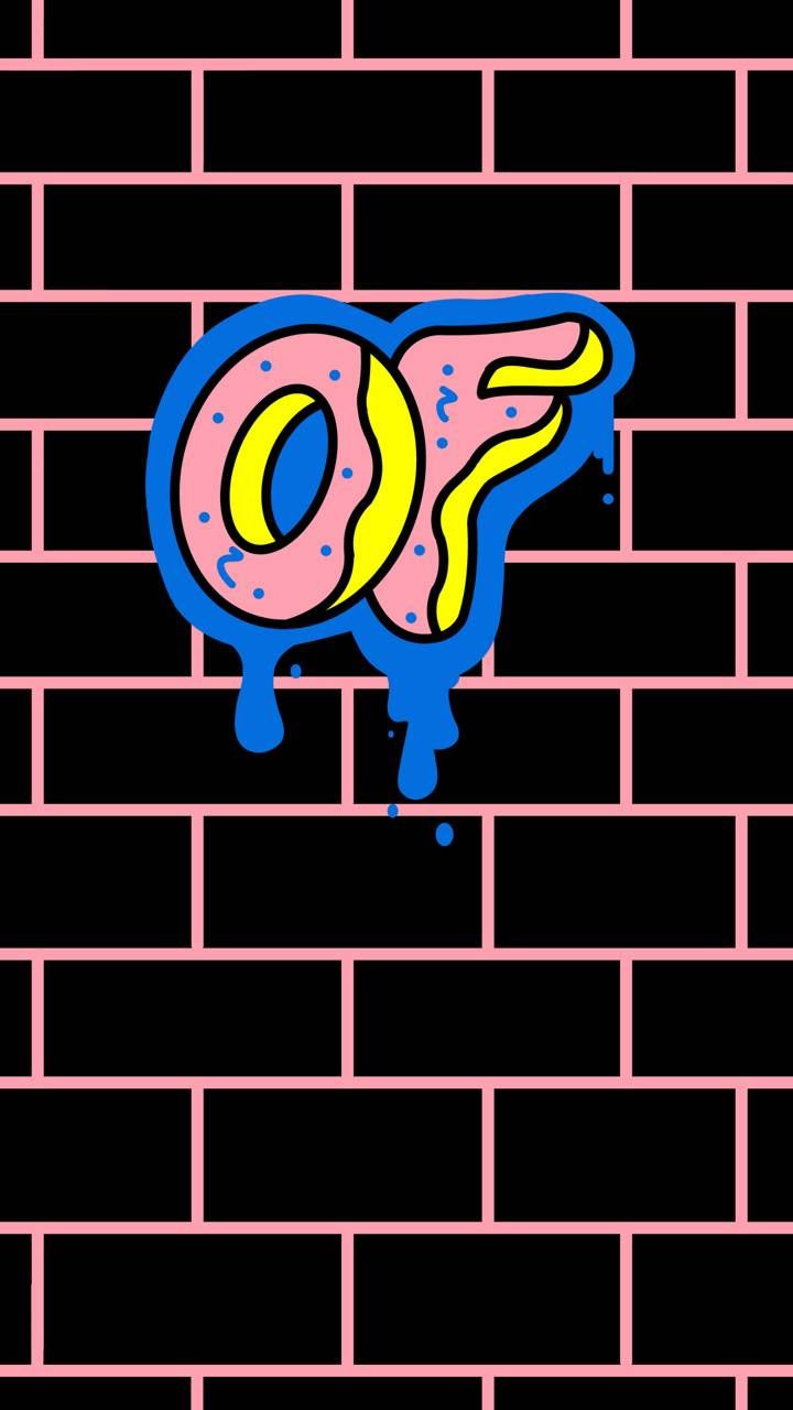 Pattern Odd Future donut rosa, 2560x1440 QHD, Laptop