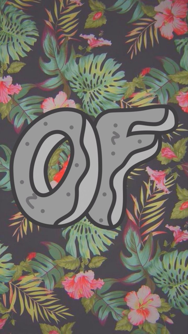 Logo OF Odd Future floreale, 720x1280 Full HD Verticale, Smartphone
