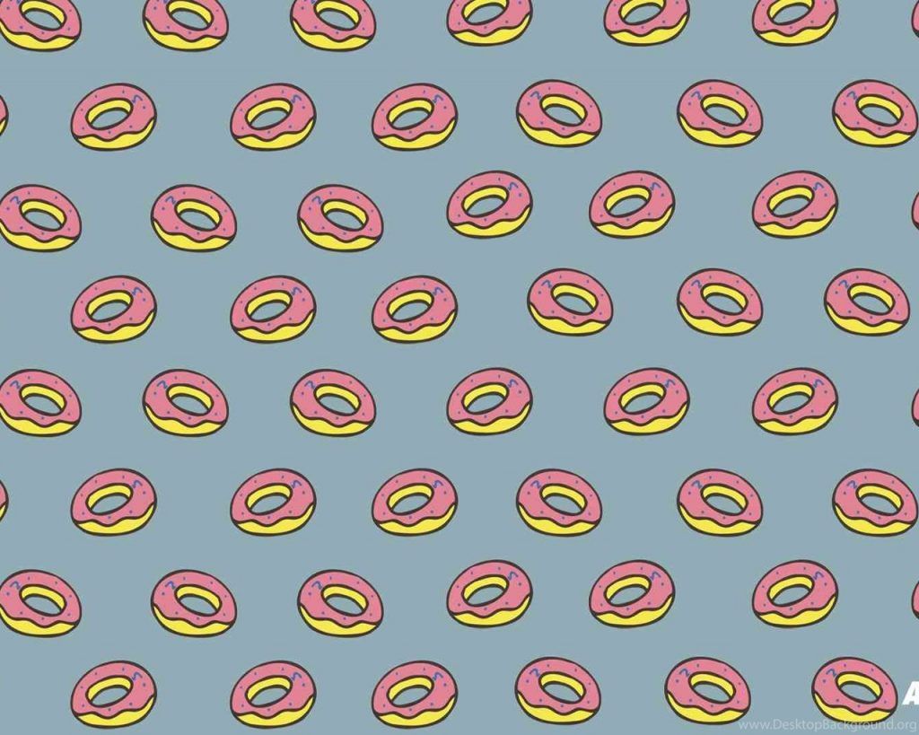 Ciambelle donut pattern azzurro, 1024x910 HD, Laptop
