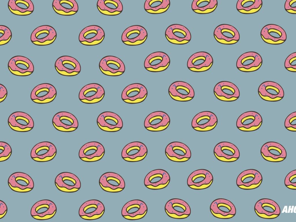 Ciambelle rosa pattern grigio, 1280x1024 HD, Desktop