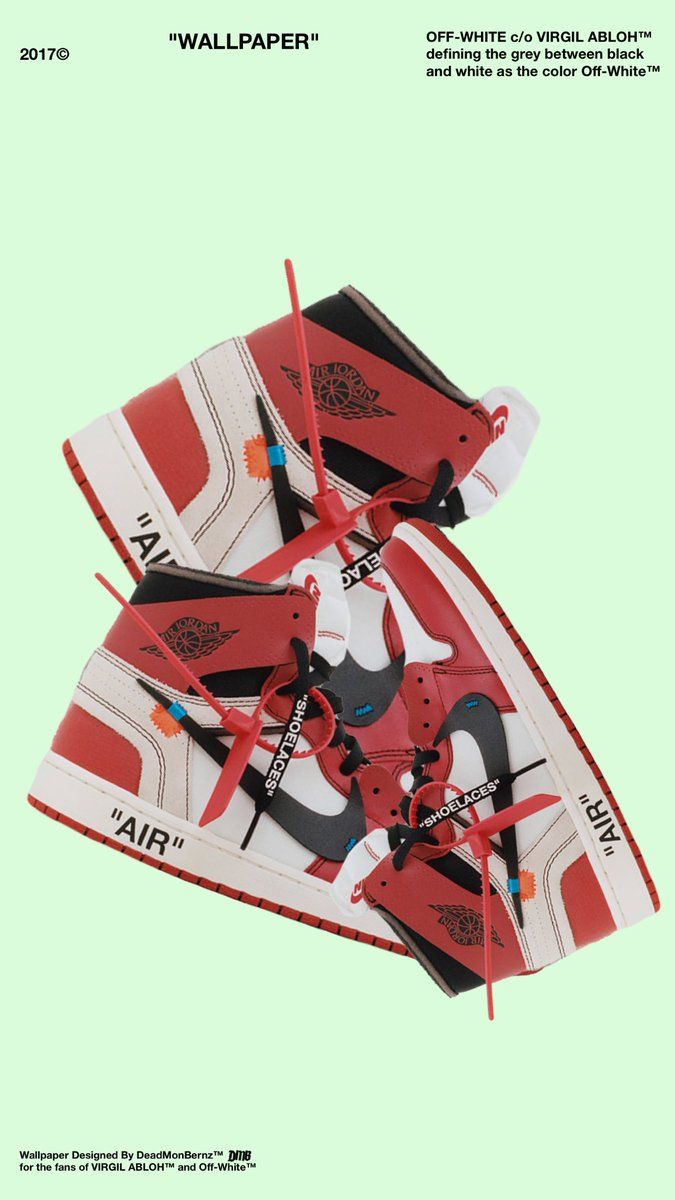 Sneaker Off-White Air Jordan, Virgil Abloh, 675x1200 Full HD Verticale, iPhone Plus