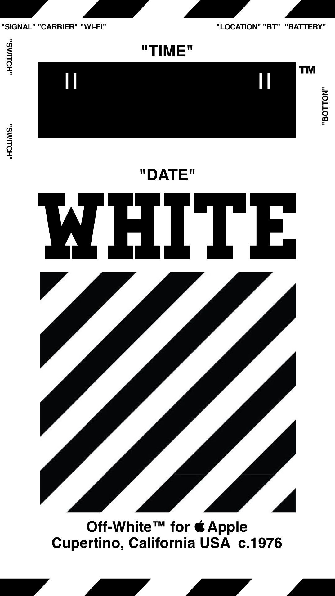 Off-White e Supreme, streetwear di lusso, 1080x1920 Verticale, Mobile