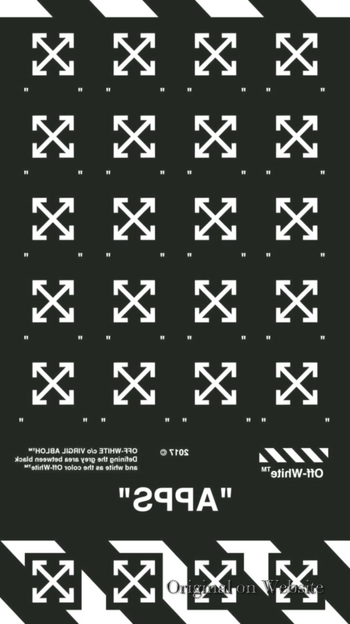 Off-White logo testo arancione, 675x1200 Verticale, iPhone Plus