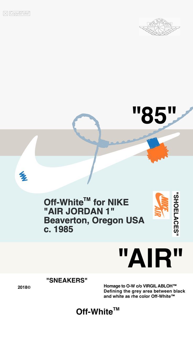 Off-White Air Jordan 1 sneakers, 1124x1404 Verticale, iPhone