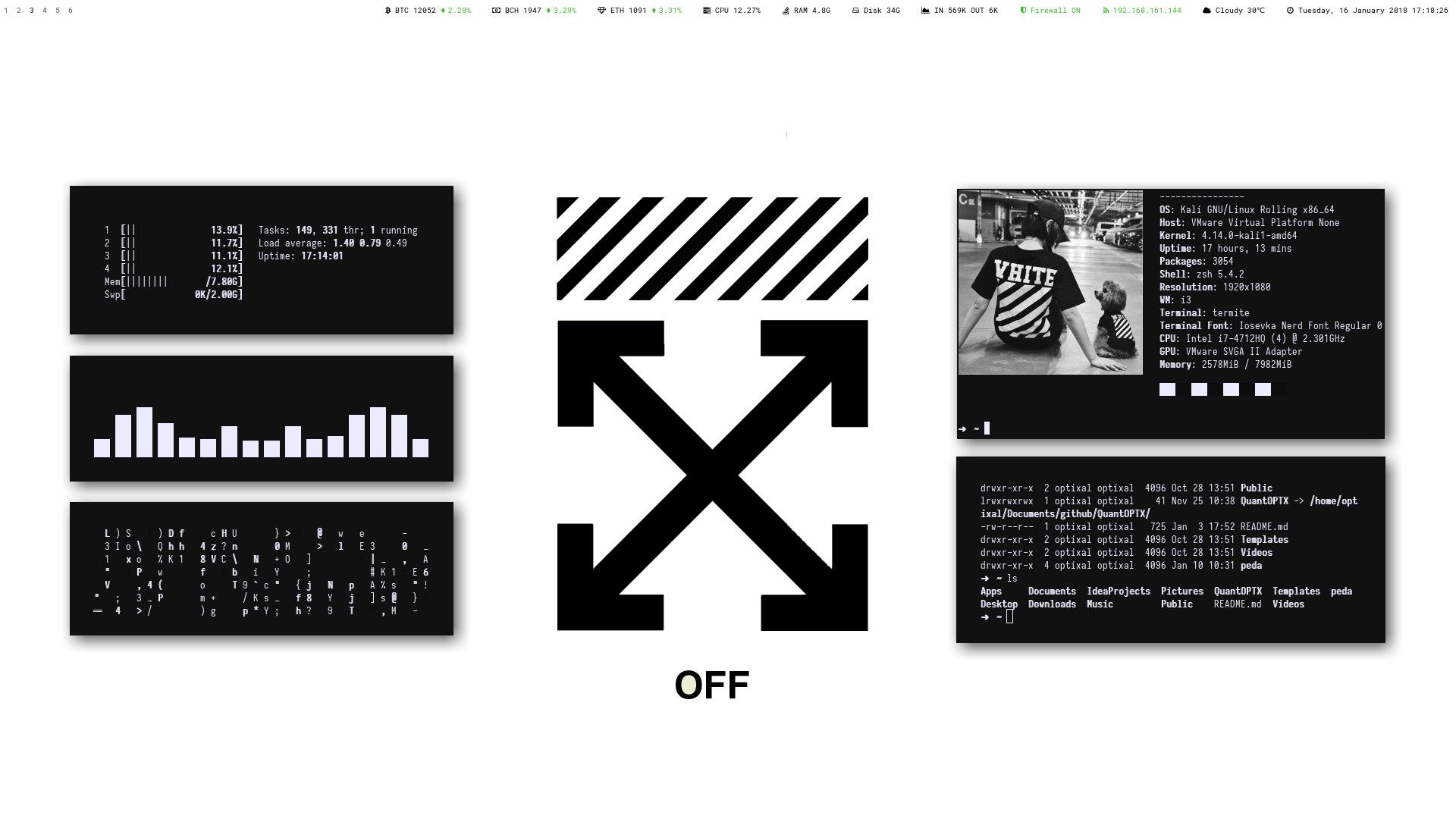 Logo Apple con rami floreali, 1920x1200 WUXGA, iMac