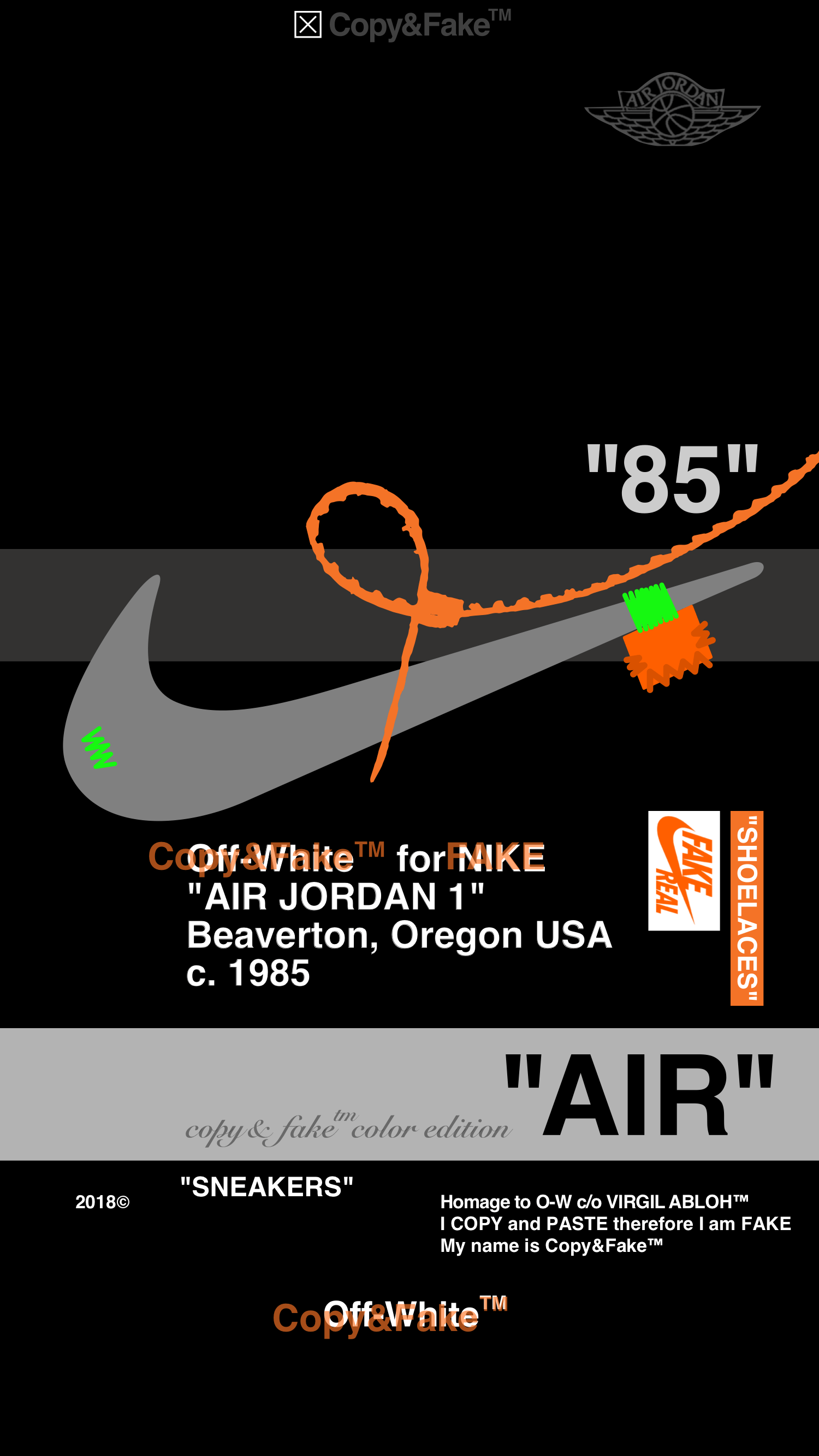 Off-White e Supreme, 1152x2048 Verticale, Android