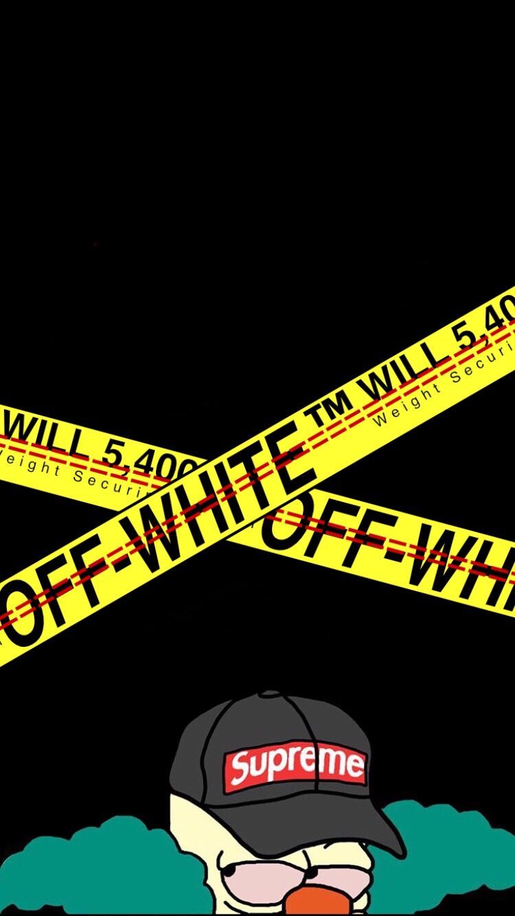 Off-White e Supreme, 1500x2668 Full HD Verticale, Samsung Galaxy