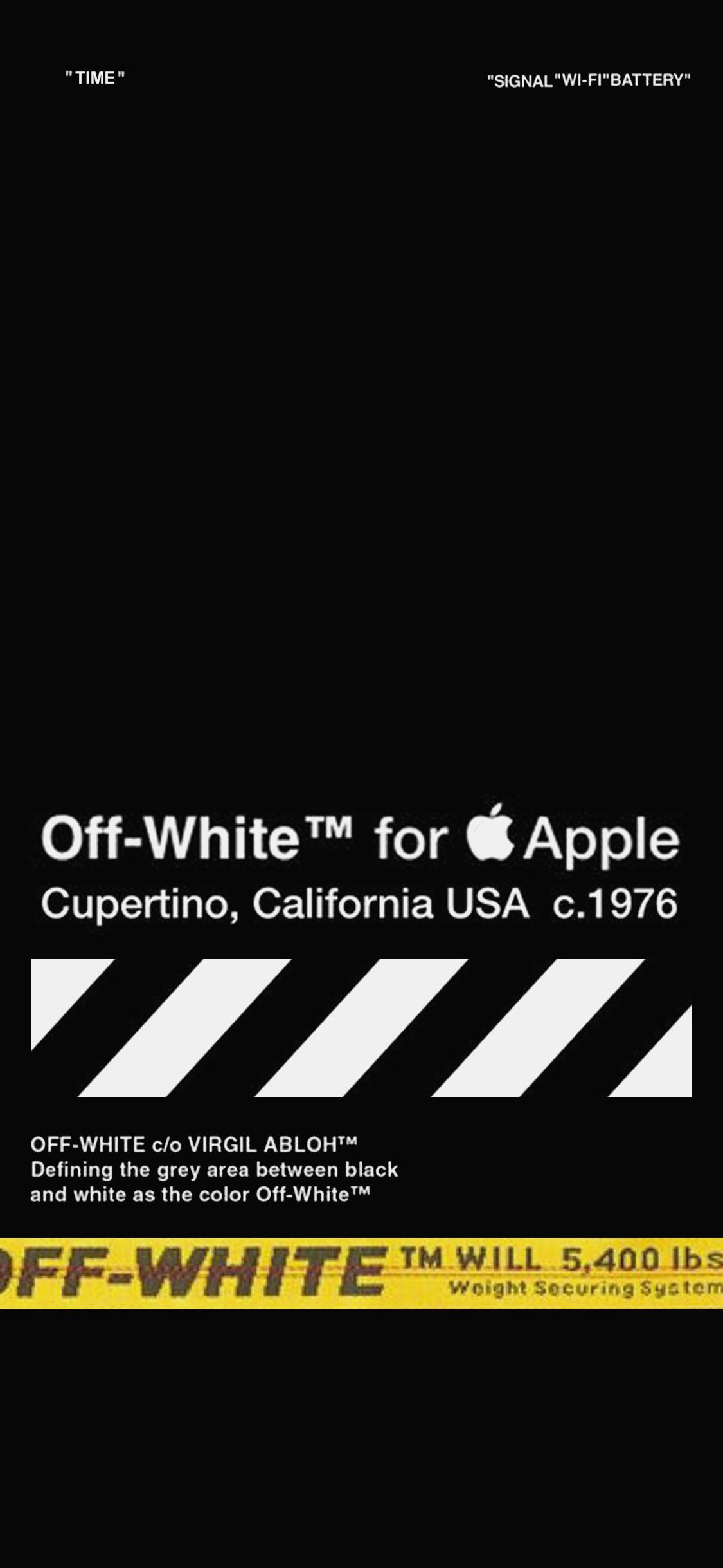 Icone app Off-White Supreme, 750x1334 Full HD Verticale, Smartphone