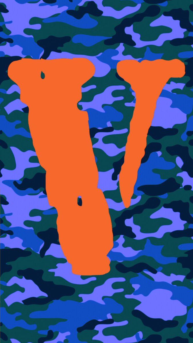 Logo Friends Vlone arancione, 1080x1920 Full HD Verticale, Smartphone