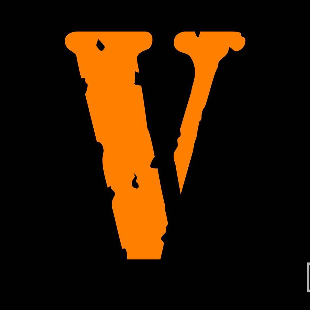 Logo Vlone arancione nero, 1080x1080 HD, PC