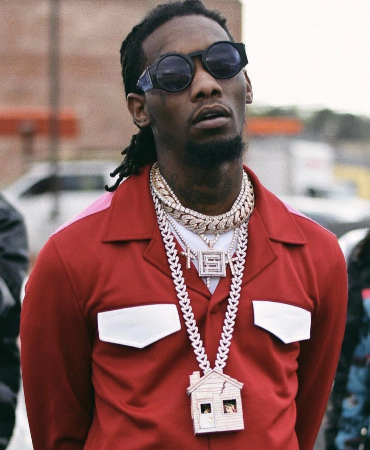 Rapper Offset con collane diamantate, 1241x1508 Full HD Verticale, iPhone