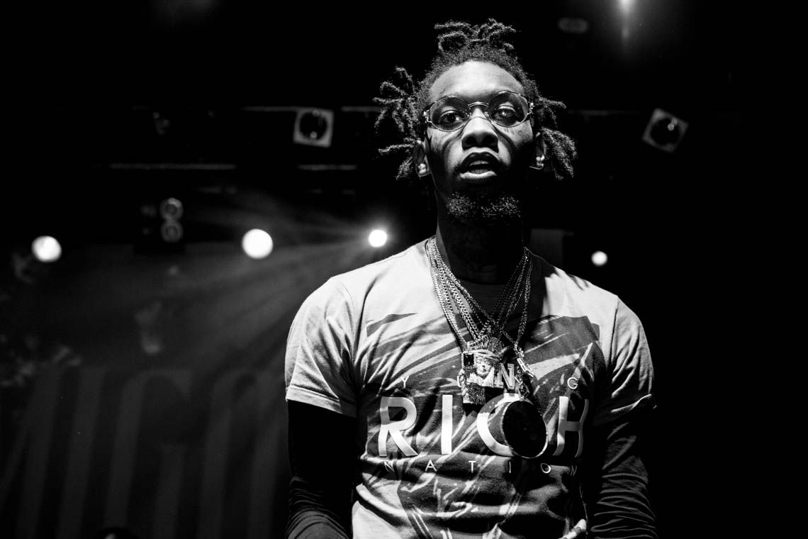 Rapper Offset in concerto, 1140x760 HD, Laptop