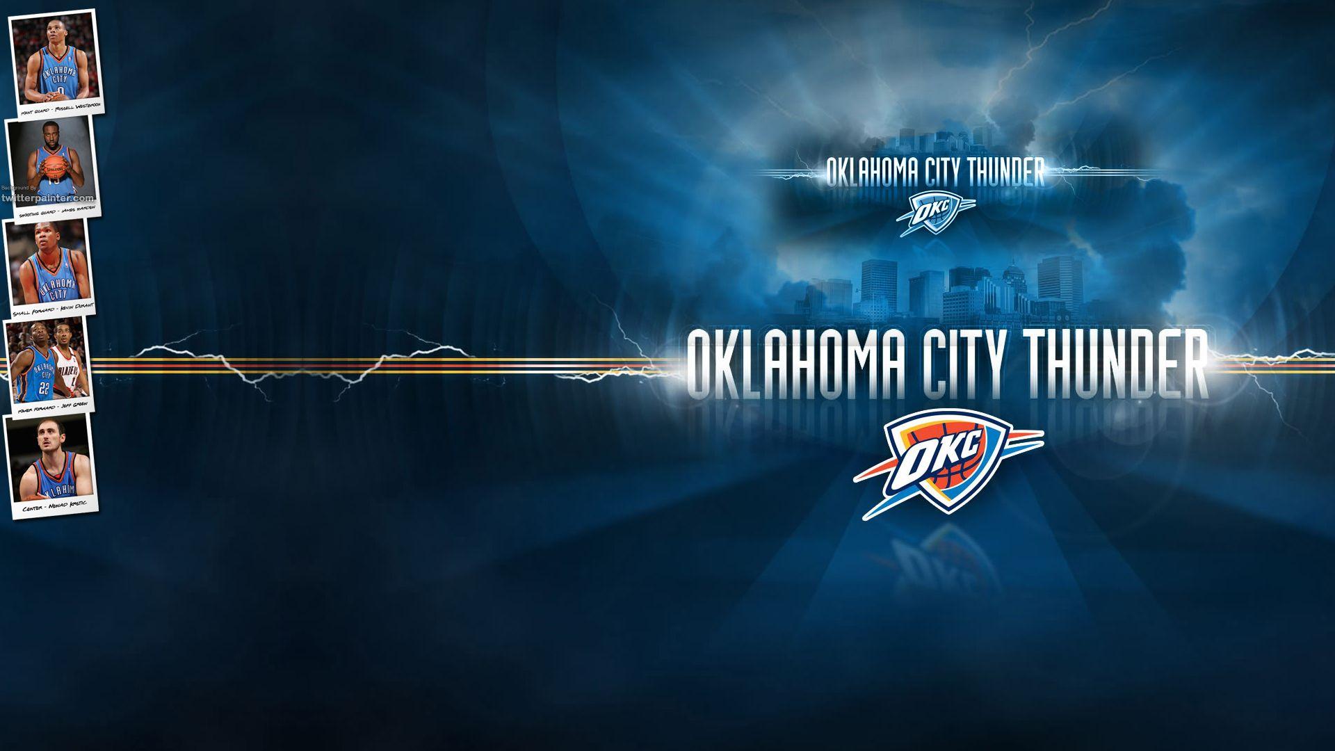 Logo Oklahoma City Thunder, 1920x1080 Full HD 1080p, Laptop