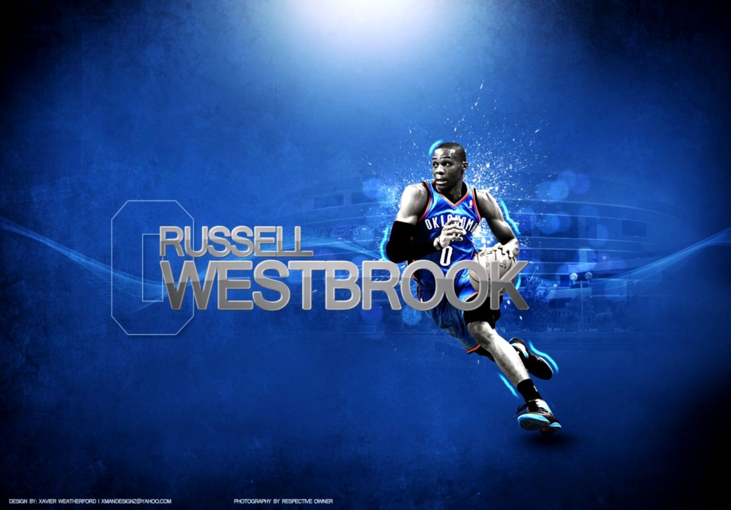 Russell Westbrook Thunder basket, NBA, 1485x1035 HD, Desktop